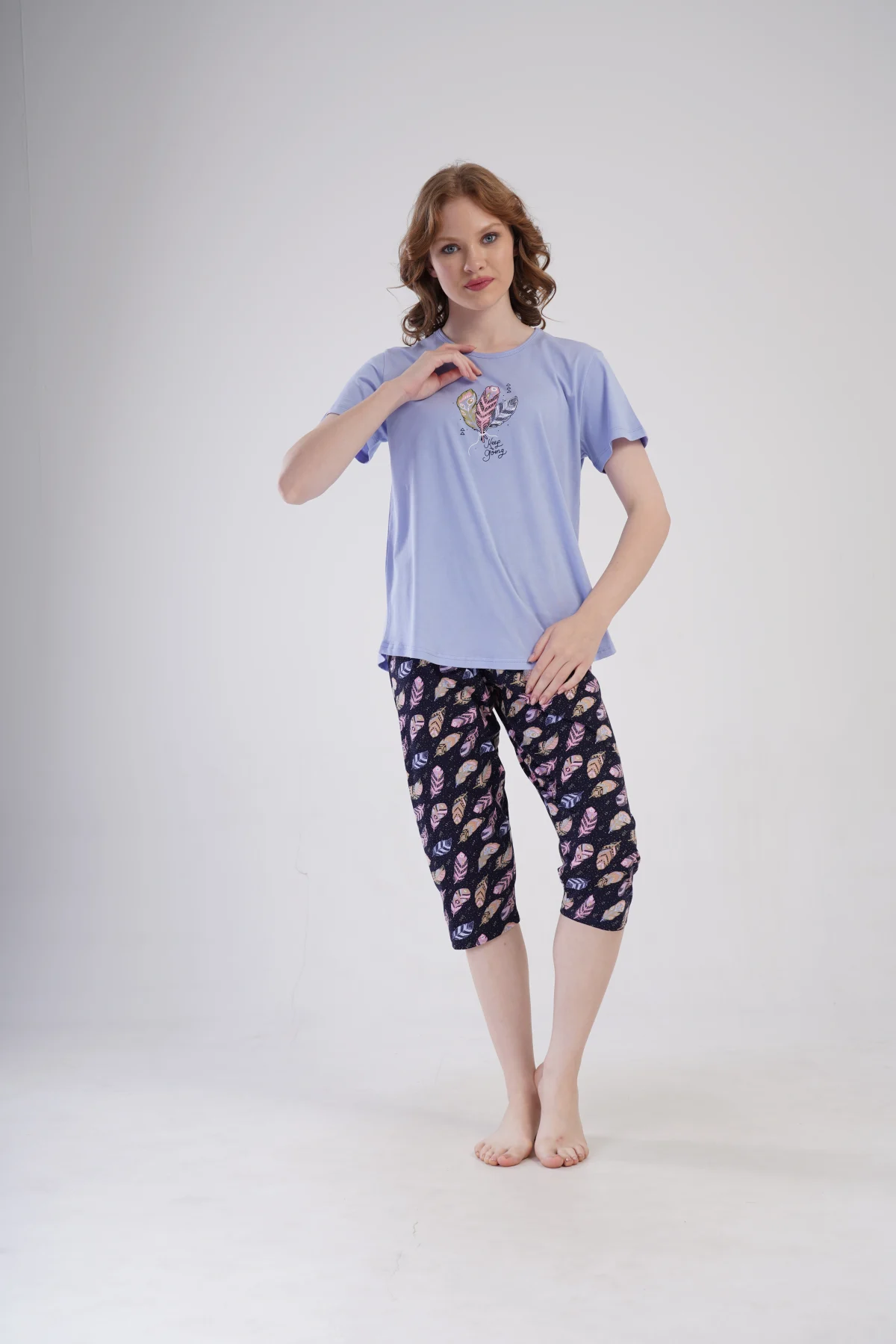 PIŻAMA DAMSKA model: 4091220911 (1XL, 2XL, 3XL, 4XL) - obrazek 3