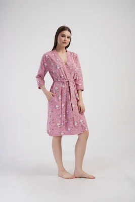 SZLAFROK DAMSKI bawełniany model: 4082376790 (S, M, L, XL, XXL) - obrazek 4