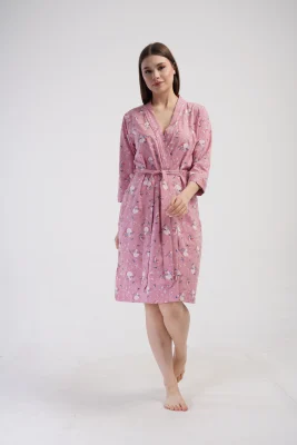 SZLAFROK DAMSKI bawełniany model: 4082376790 (S, M, L, XL, XXL) - obrazek 5