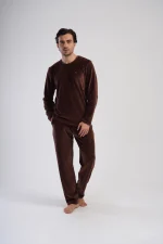 PIŻAMA MĘSKA welurowa model: 4030980000 (M, L, XL, XXL) - obrazek 3