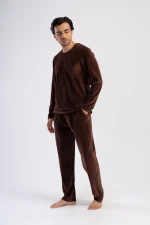 PIŻAMA MĘSKA welurowa model: 4030980000 (M, L, XL, XXL) - obrazek 5