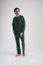 PIŻAMA MĘSKA welurowa model: 4030990000 (M, L, XL, XXL) - obrazek 4