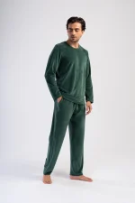 PIŻAMA MĘSKA welurowa model: 4030990000 (M, L, XL, XXL) - obrazek 5
