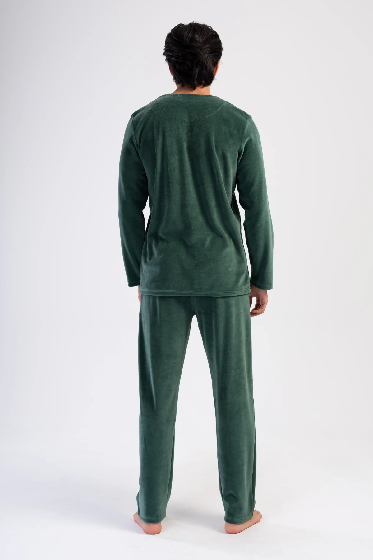 PIŻAMA MĘSKA welurowa model: 4030990000 (M, L, XL, XXL) - obrazek 2
