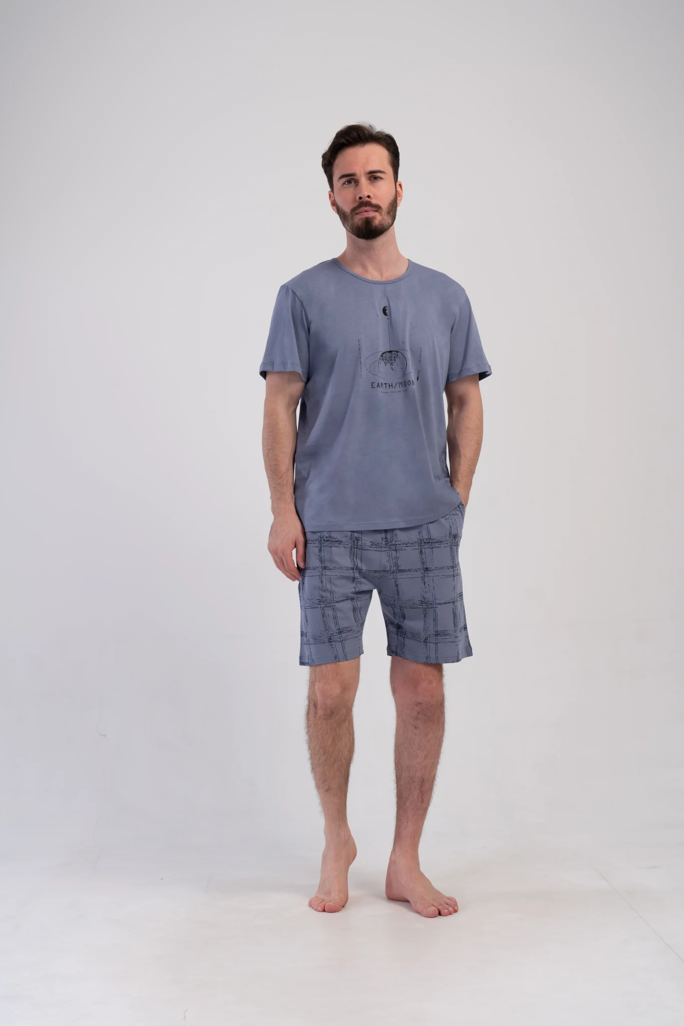 PIŻAMA MĘSKA model: 4100801356 (1XL, 2XL, 3XL, 4XL) - obrazek 3
