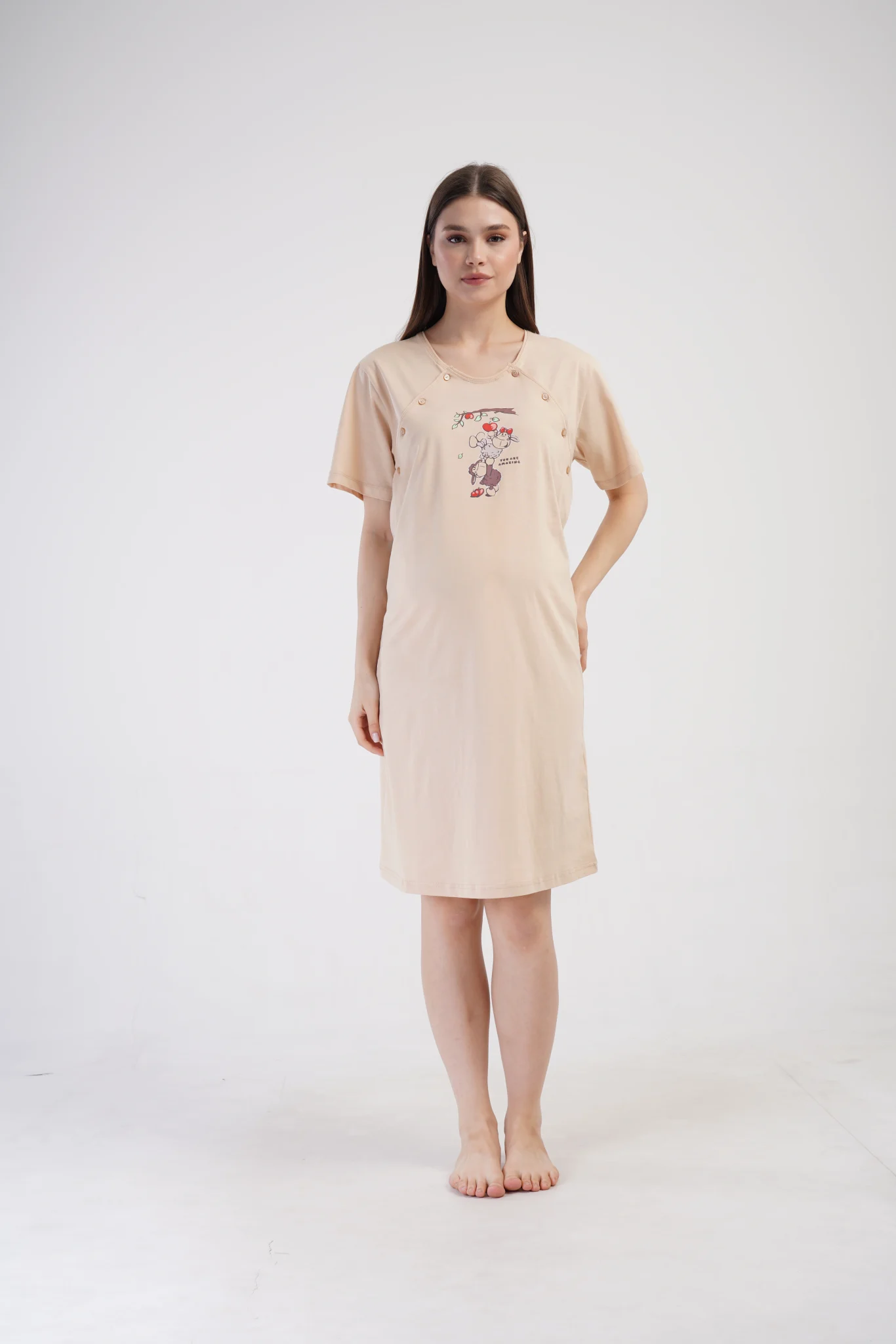 KOSZULA DAMSKA do karmienia model: 4101330000 (M, L, XL, XXL) - obrazek 5