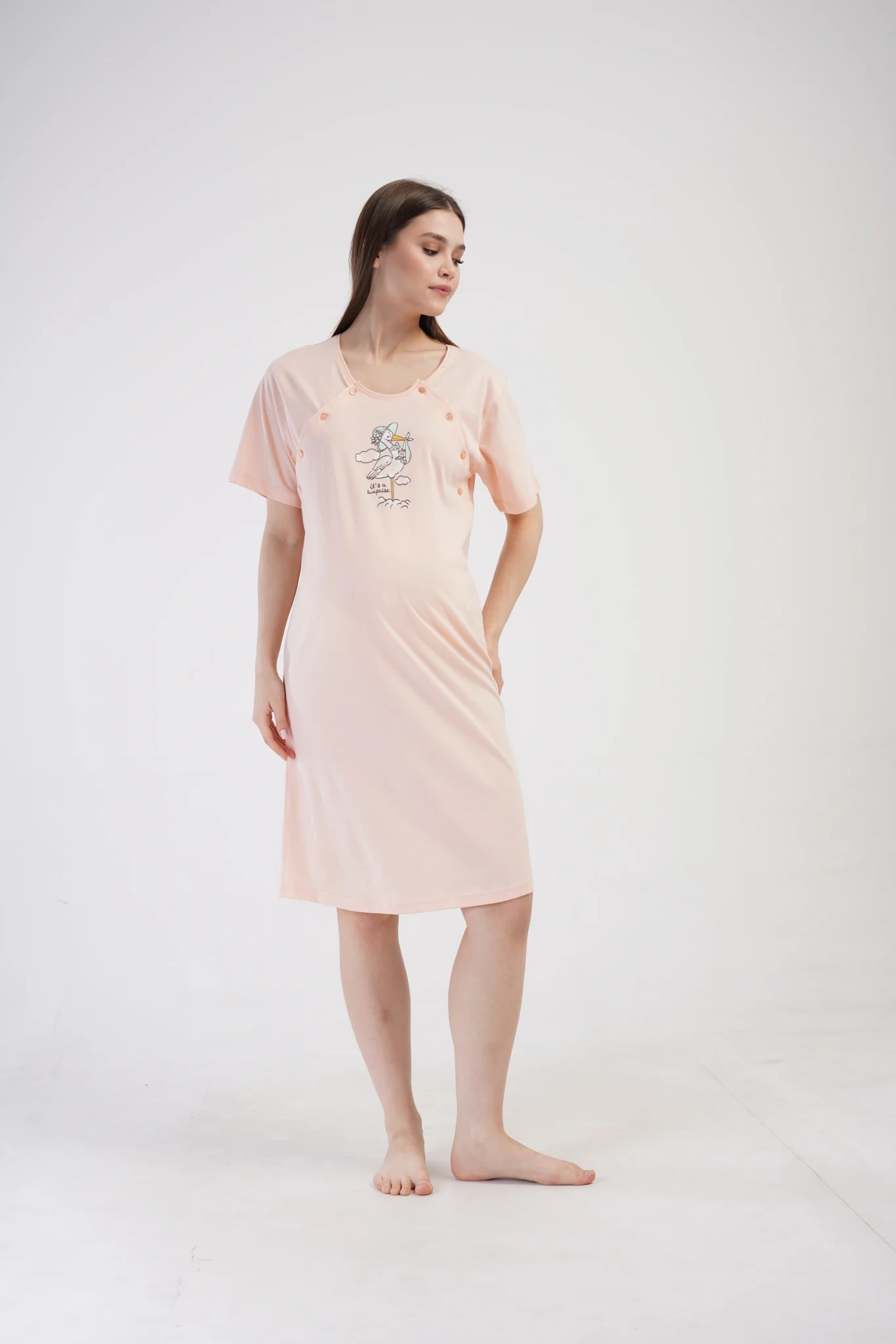 KOSZULA DAMSKA do karmienia model: 4101350000 (M, L, XL, XXL) - obrazek 5