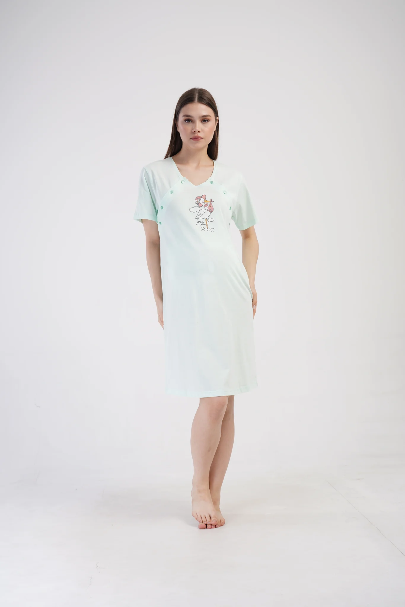 KOSZULA DAMSKA do karmienia model: 4101350000 (M, L, XL, XXL) - obrazek 5