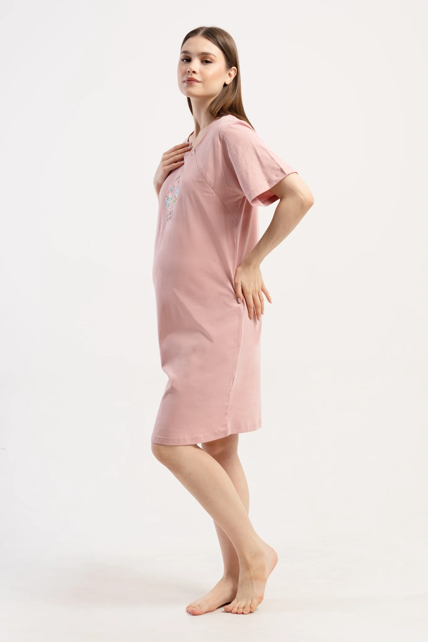 KOSZULA DAMSKA do karmienia model: 4101390000 (1XL, 2XL, 3XL, 4XL) - obrazek 4