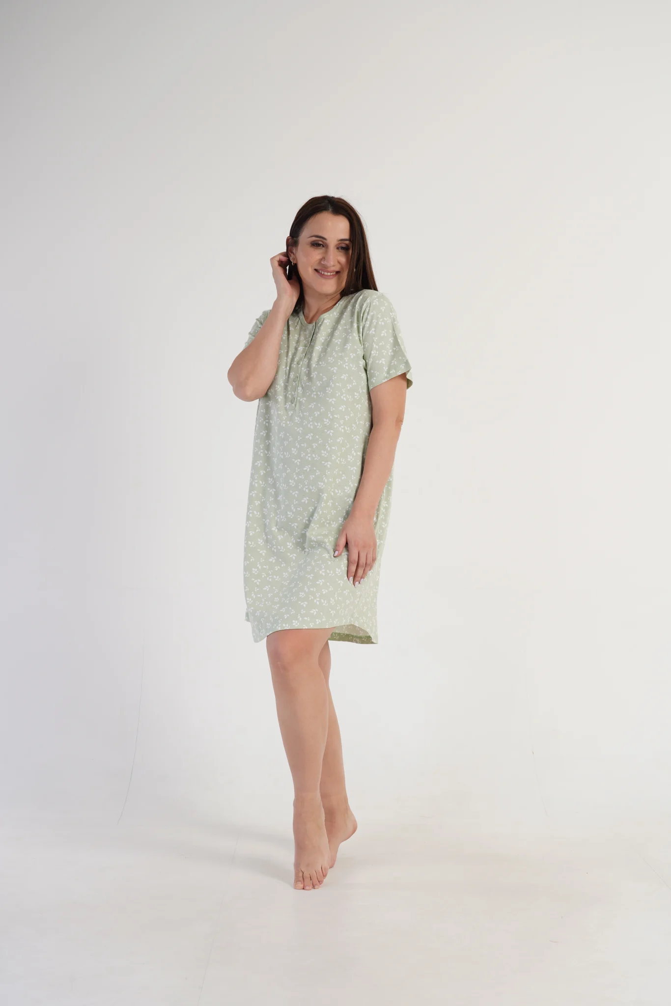 KOSZULA NOCNA DAMSKA model: 3121121736 (1XL, 2XL, 3XL, 4XL) - obrazek 3