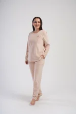 PIŻAMA DAMSKA welurowa model: 4030890000 (1XL, 2XL, 3XL, 4XL) - obrazek 3