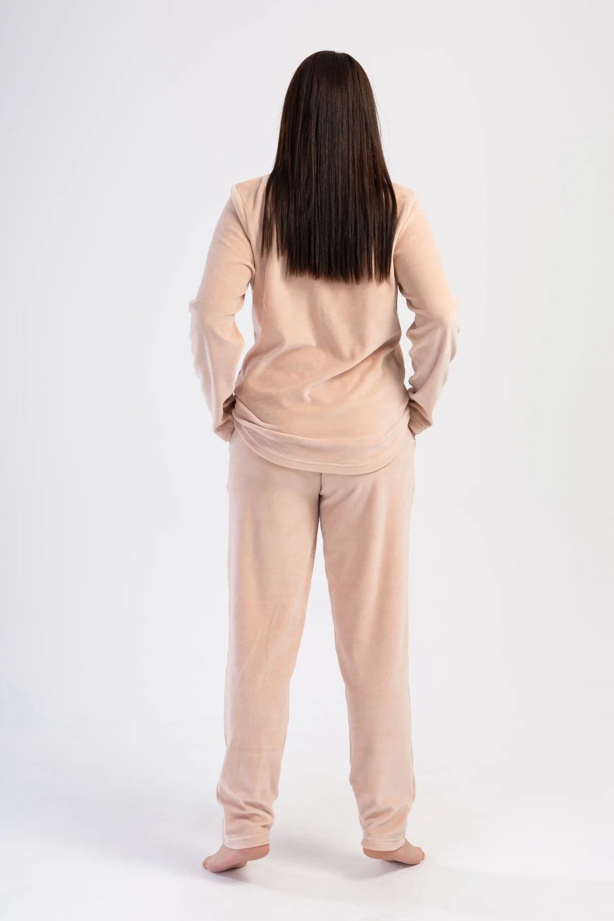 PIŻAMA DAMSKA welurowa model: 4030890000 (1XL, 2XL, 3XL, 4XL) - obrazek 4