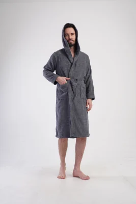 SZLAFROK MĘSKI FROTTE  model: 1617890000 (L, XL, XXL) - obrazek 4