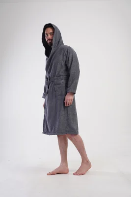 SZLAFROK MĘSKI FROTTE  model: 1617890000 (L, XL, XXL) - obrazek 3