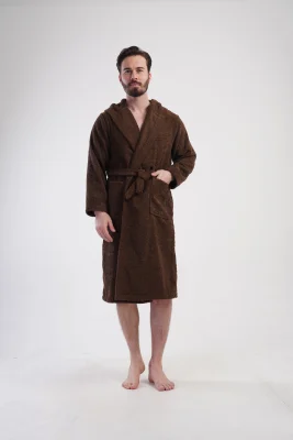 SZLAFROK MĘSKI FROTTE  model: 1617890000 (L, XL, XXL) - obrazek 5