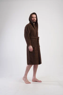 SZLAFROK MĘSKI FROTTE  model: 1617890000 (L, XL, XXL) - obrazek 4