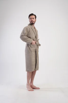 SZLAFROK MĘSKI FROTTE  model: 1617870000 (L, XL, XXL) - obrazek 3