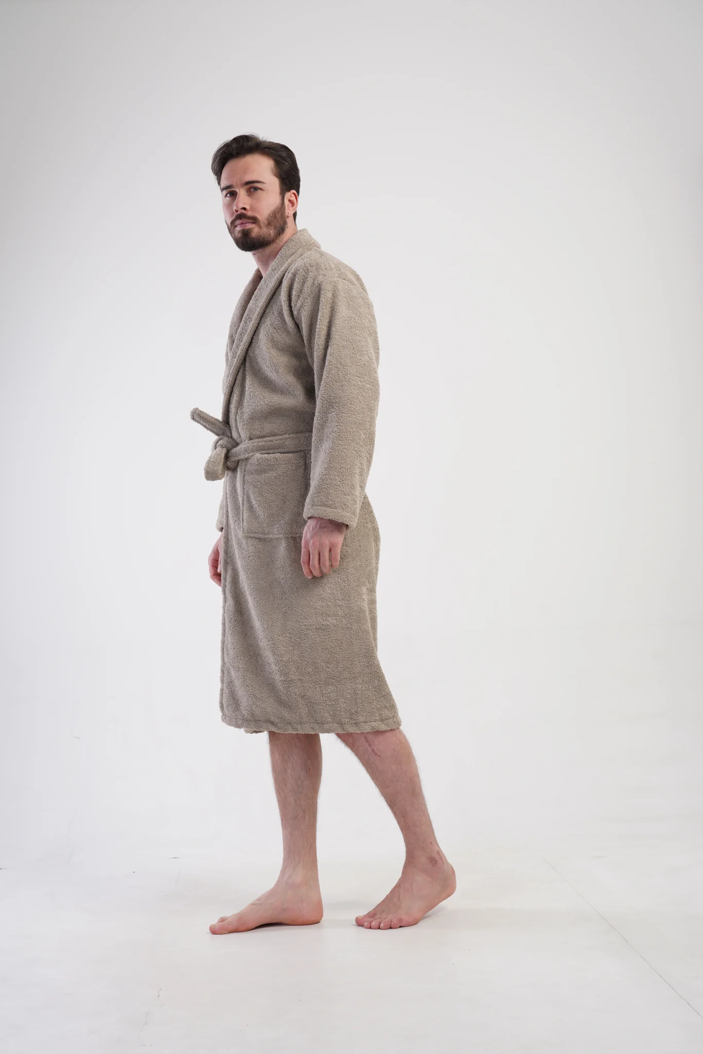 SZLAFROK MĘSKI FROTTE  model: 1617870000 (L, XL, XXL) - obrazek 4