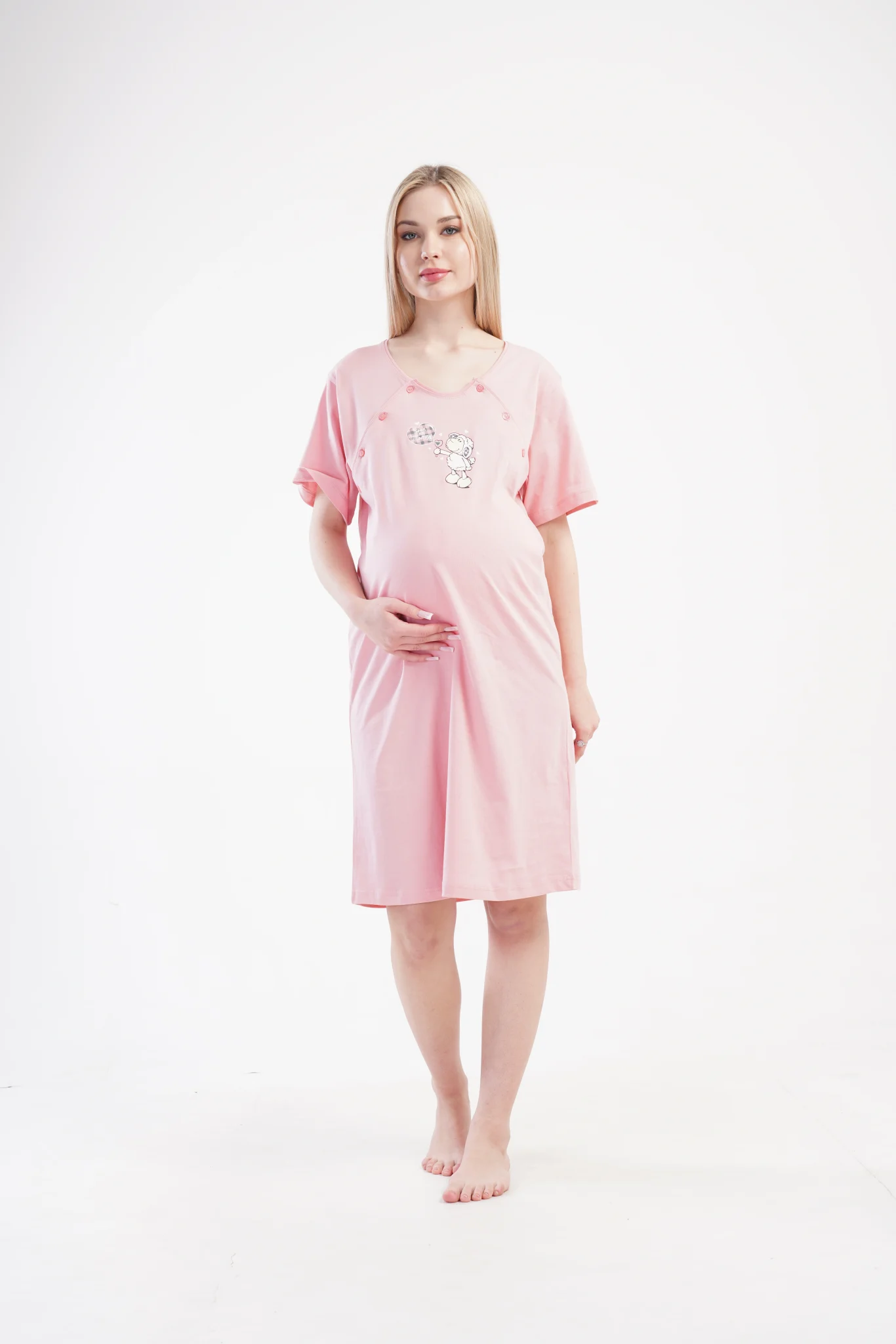 KOSZULA DAMSKA do karmienia model: 4100990000 (M, L, XL, XXL) - obrazek 5