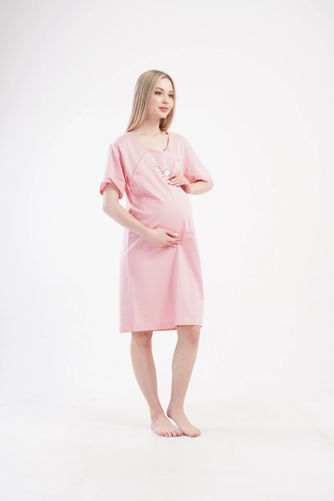 KOSZULA DAMSKA do karmienia model: 4100990000 (M, L, XL, XXL) - obrazek 3