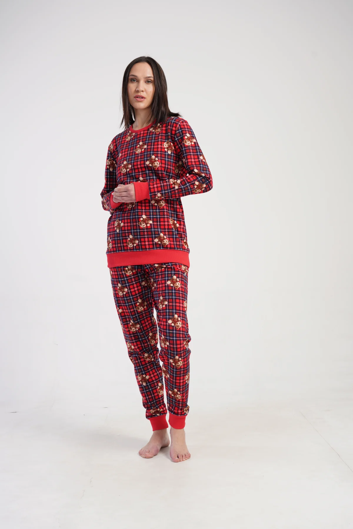 PIŻAMA DAMSKA ocieplana model: 5010510520 (S, M, L, XL) - obrazek 3