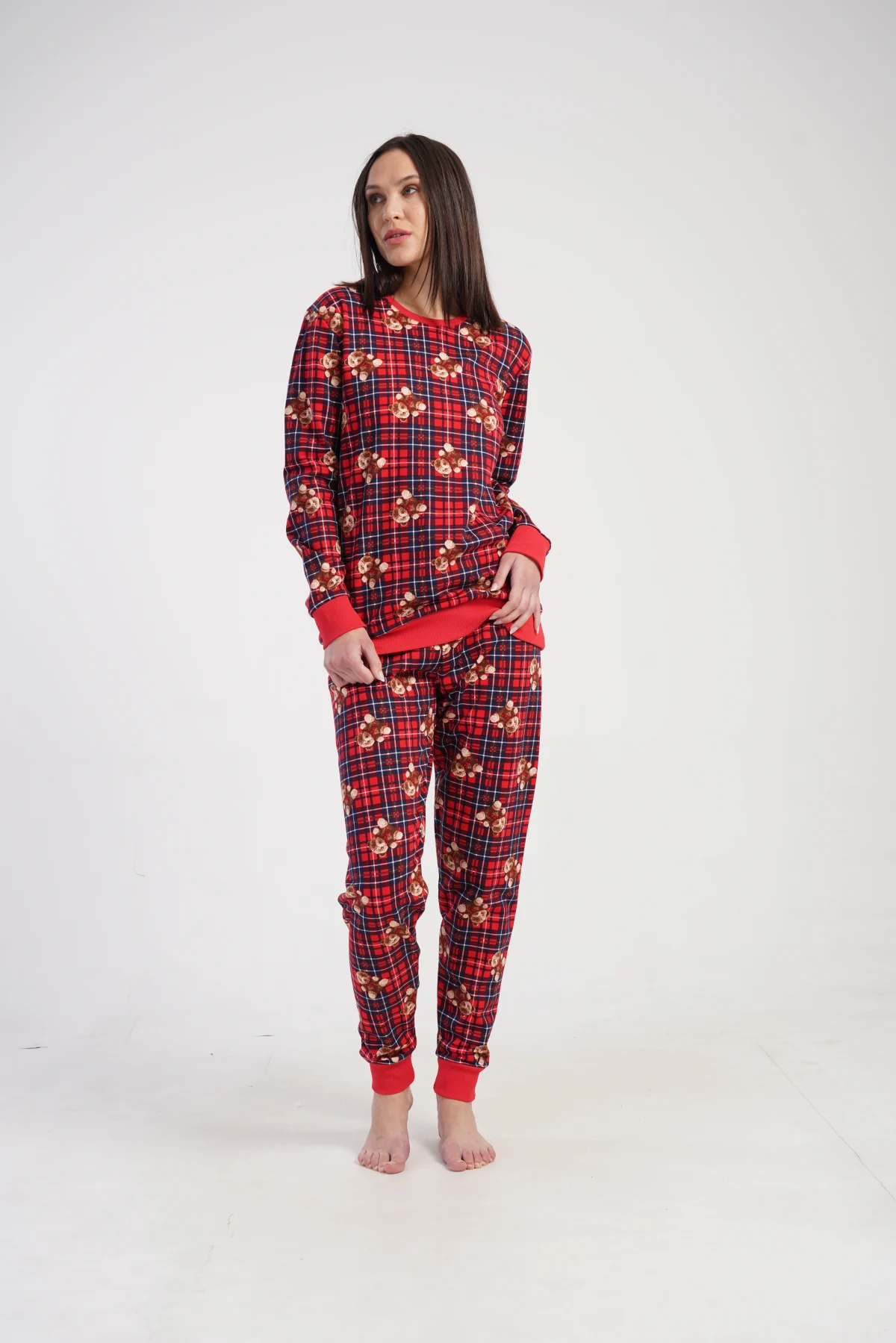 PIŻAMA DAMSKA ocieplana model: 5010510520 (S, M, L, XL) - obrazek 4