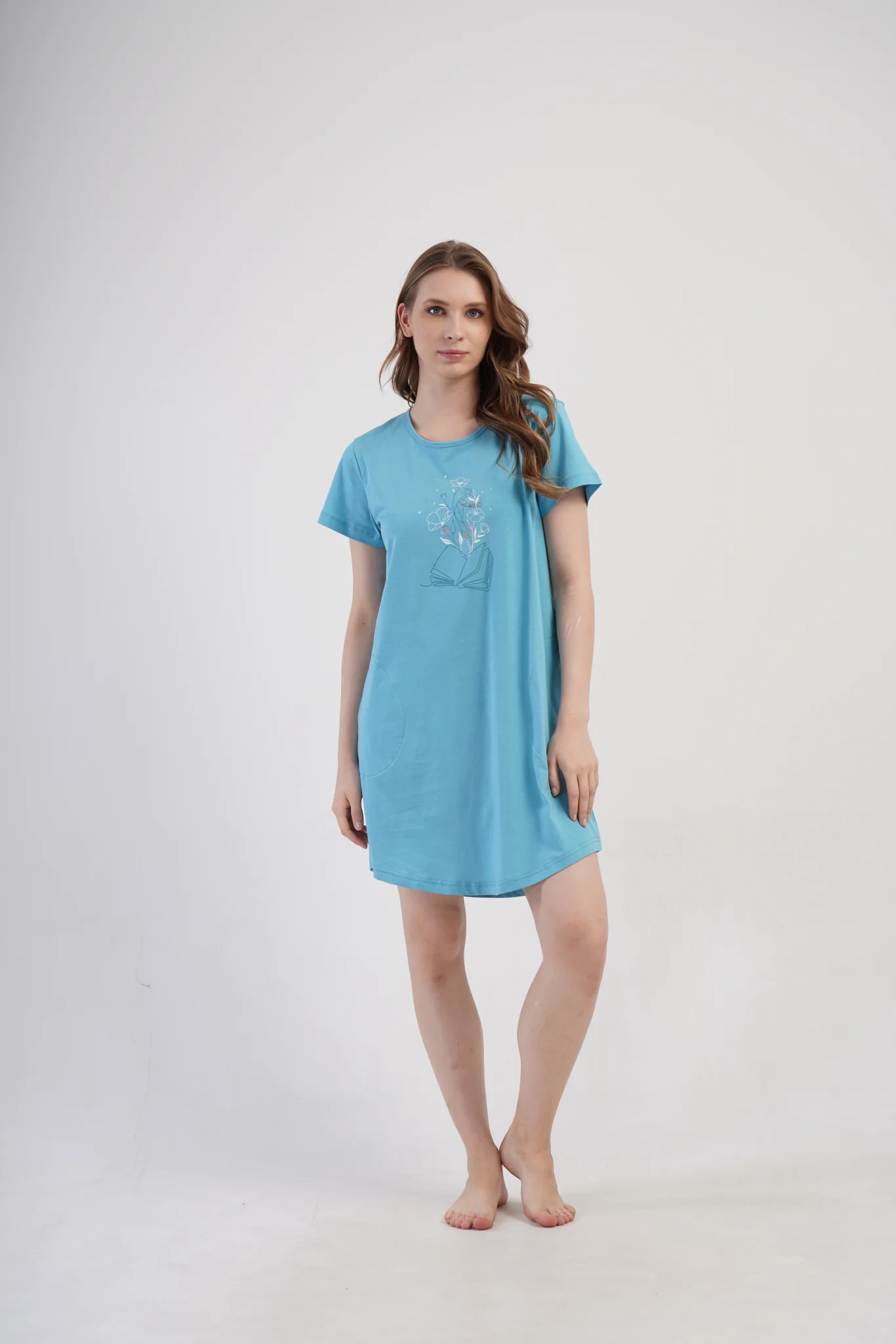 KOSZULA NOCNA DAMSKA model: 4100630000 (1XL, 2XL, 3XL, 4XL) - obrazek 4