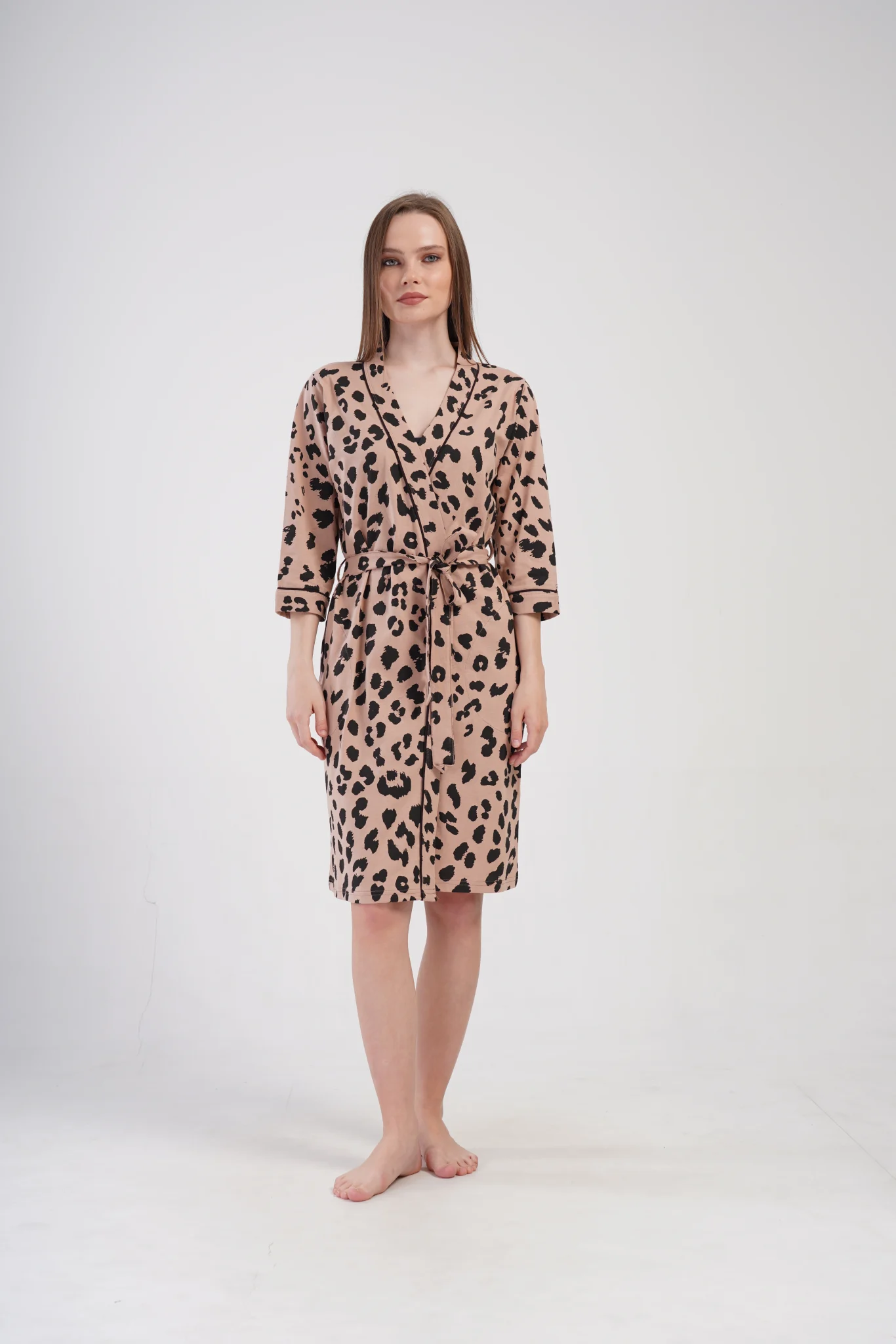 SZLAFROK DAMSKI bawełniany model: 4080101661 (M, L, XL, XXL) - obrazek 3