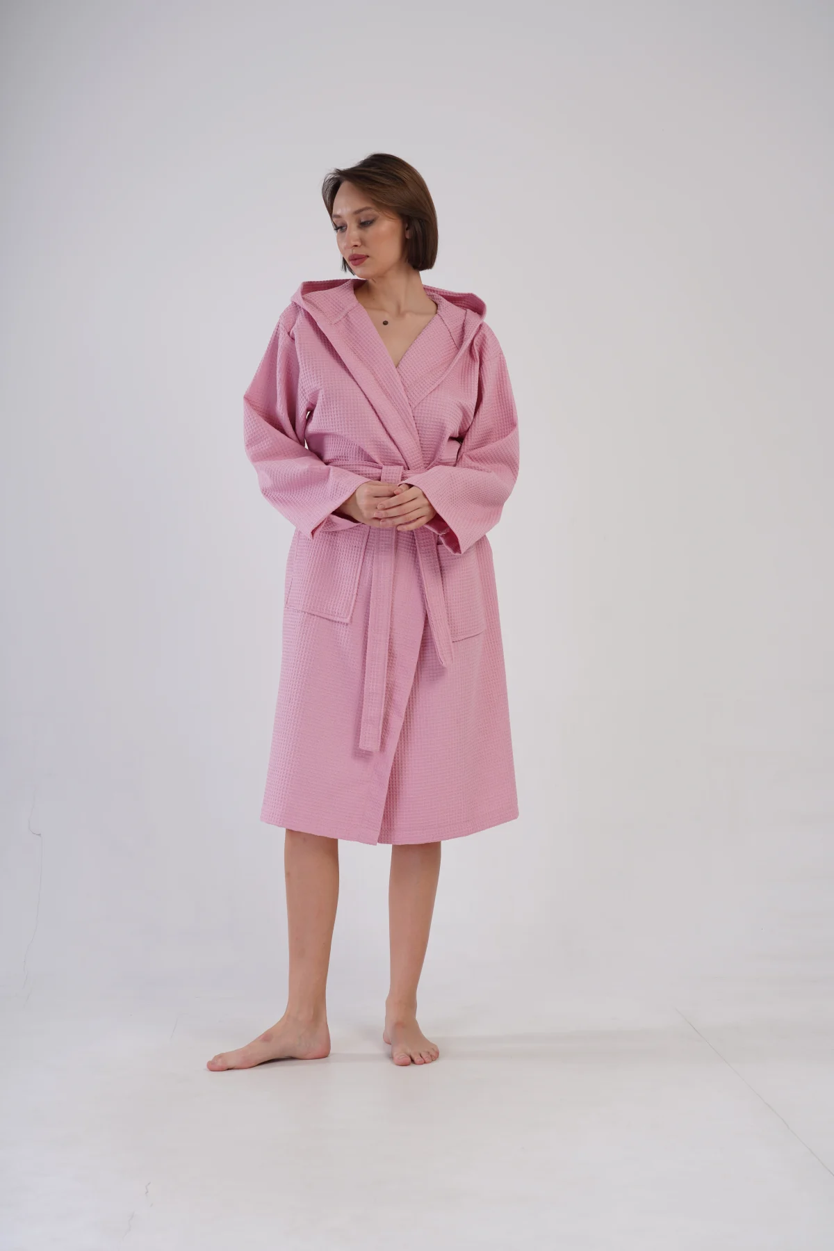 SZLAFROK DAMSKI WAFEL model: 1617690000 (M, L, XL) - obrazek 3