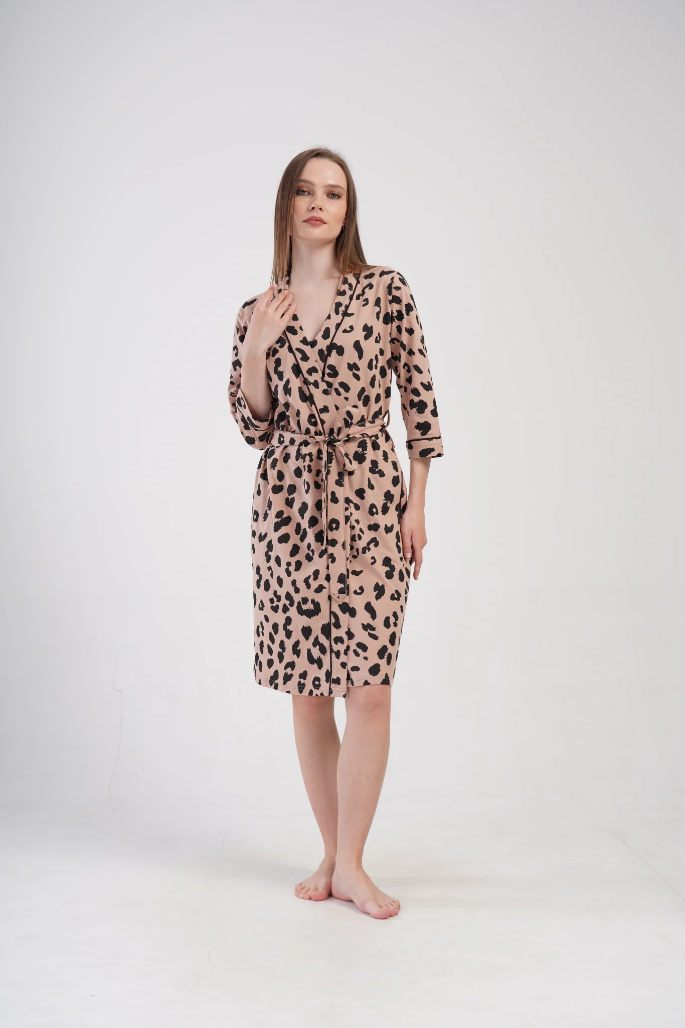 SZLAFROK DAMSKI bawełniany model: 4080101661 (M, L, XL, XXL) - obrazek 4