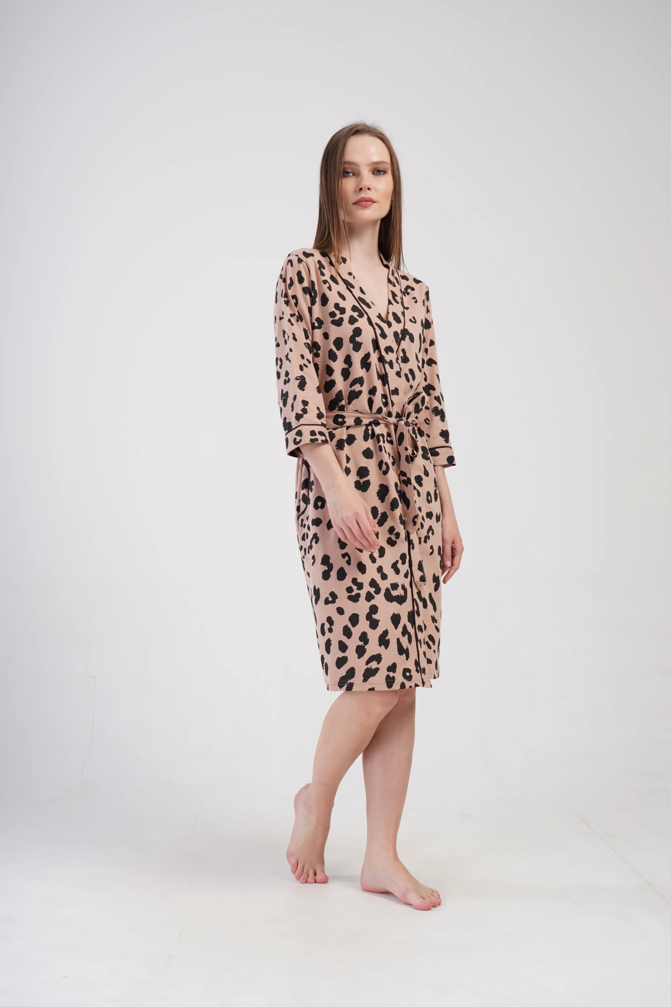 SZLAFROK DAMSKI bawełniany model: 4080101661 (M, L, XL, XXL) - obrazek 5