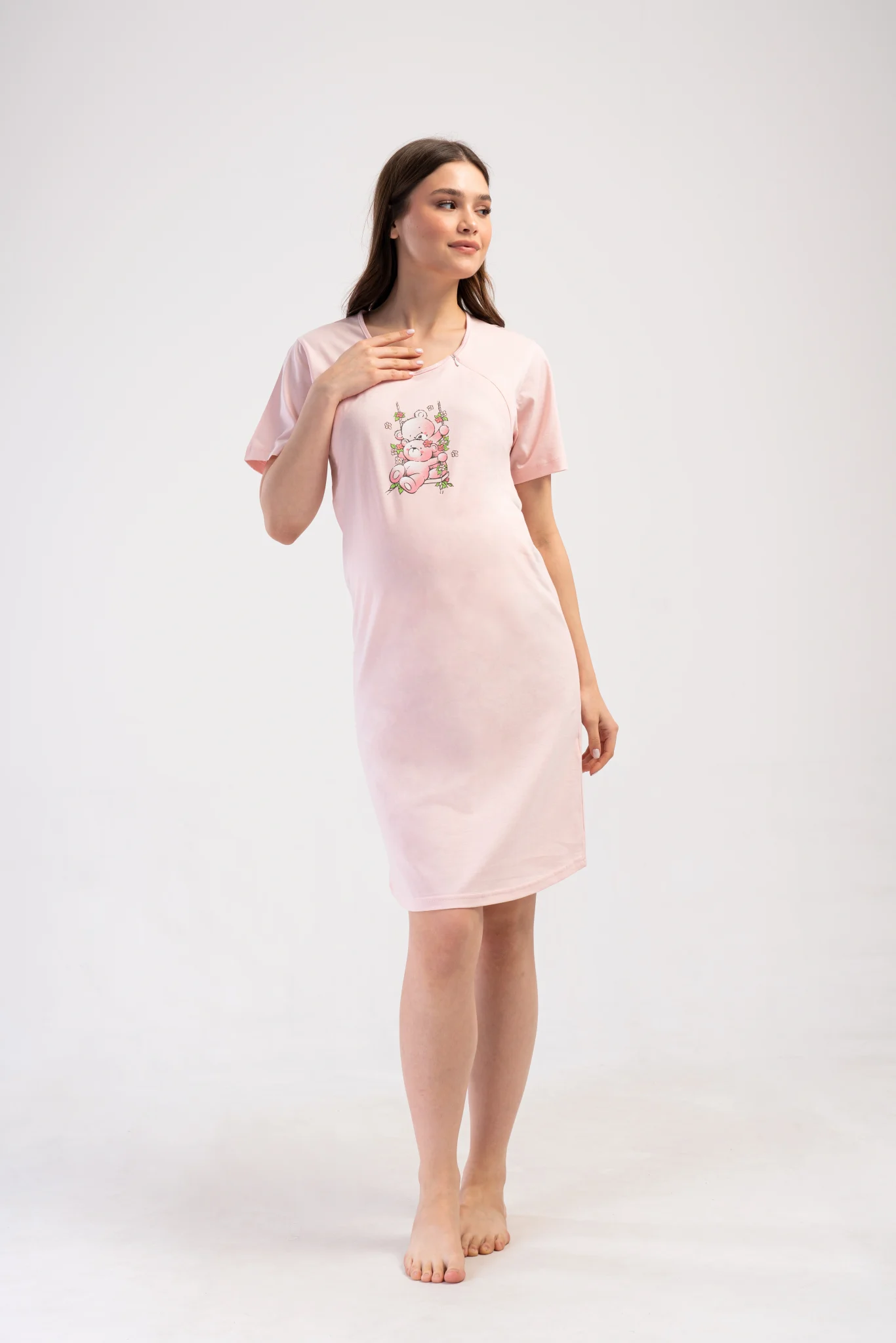 KOSZULA DAMSKA do karmienia model: 4101370000 (S, M, L, XL) - obrazek 4