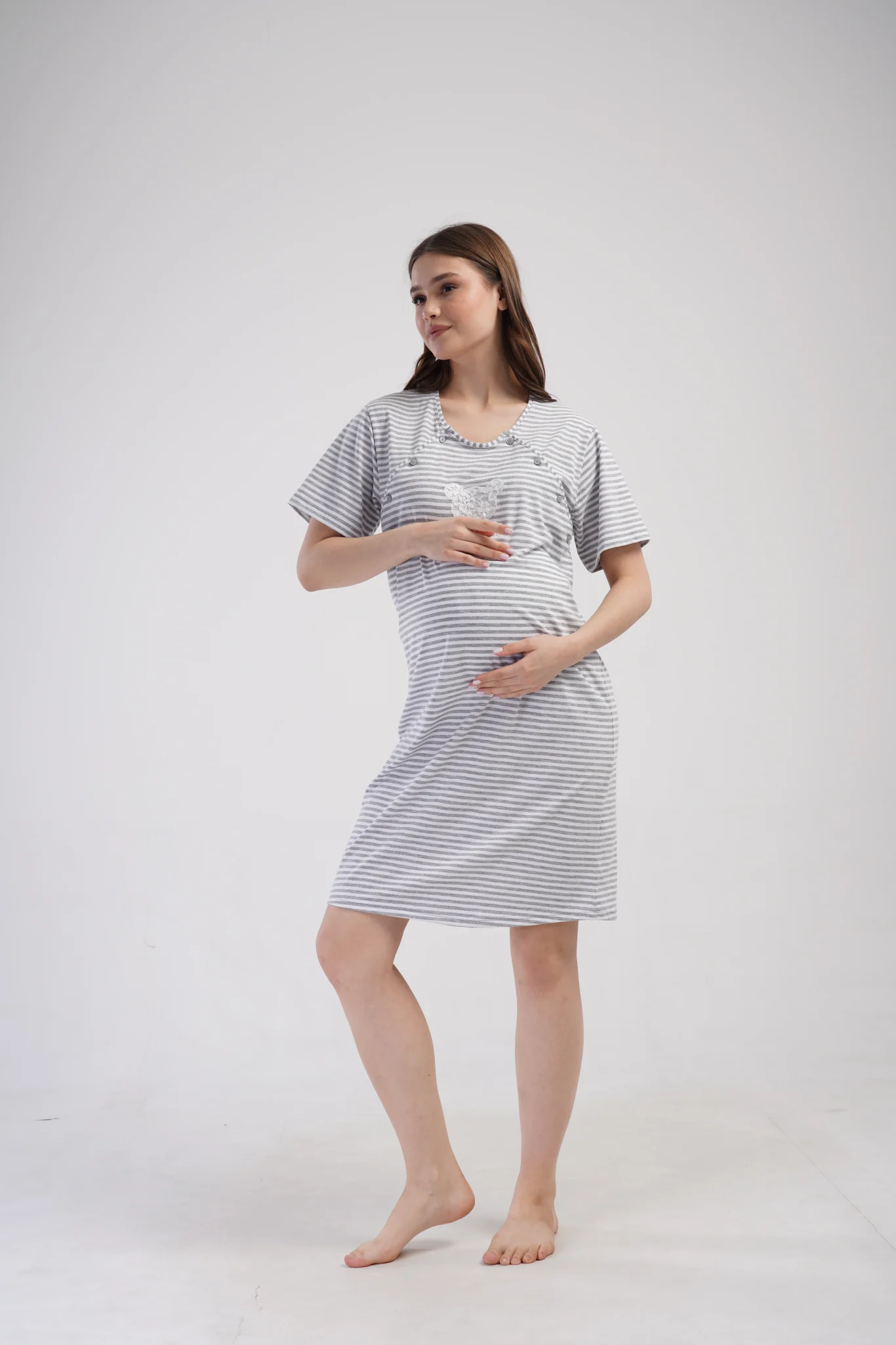 KOSZULA DAMSKA do karmienia model: 4110650000 (S, M, L, XL, XXL) - obrazek 3