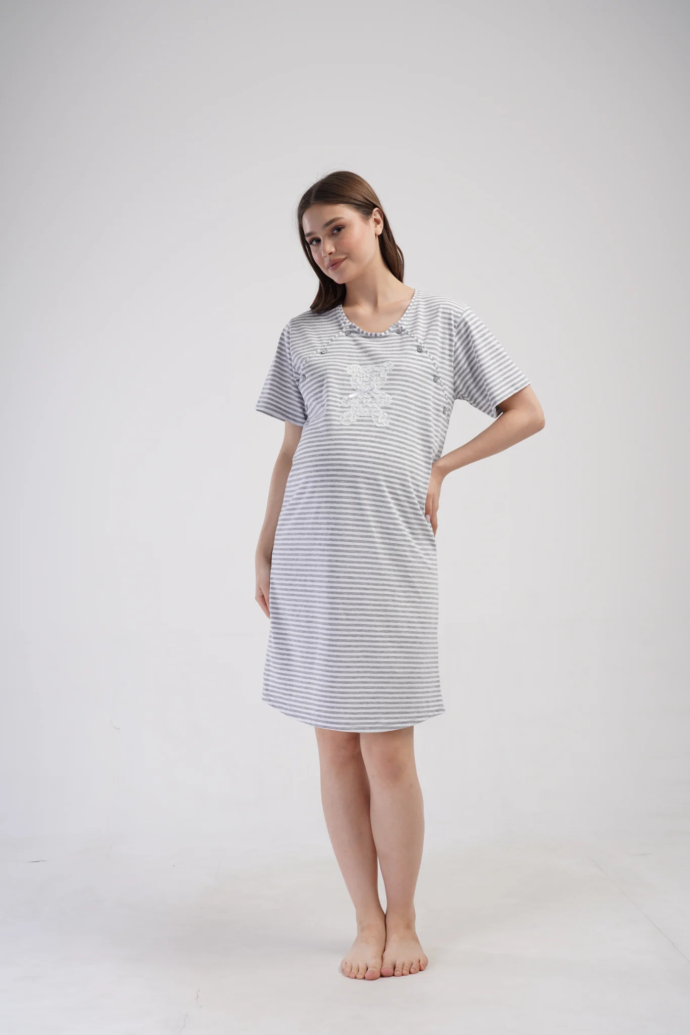 KOSZULA DAMSKA do karmienia model: 4110650000 (S, M, L, XL, XXL) - obrazek 5