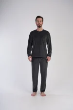 PIŻAMA MĘSKA welurowa model: 3060050000 (S, M, L, XL) - obrazek 3