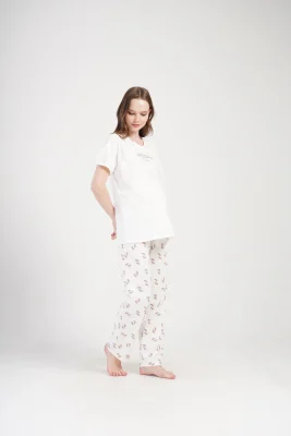 PIŻAMA DAMSKA do karmienia model: 4083281152 (S, M, L, XL) - obrazek 4