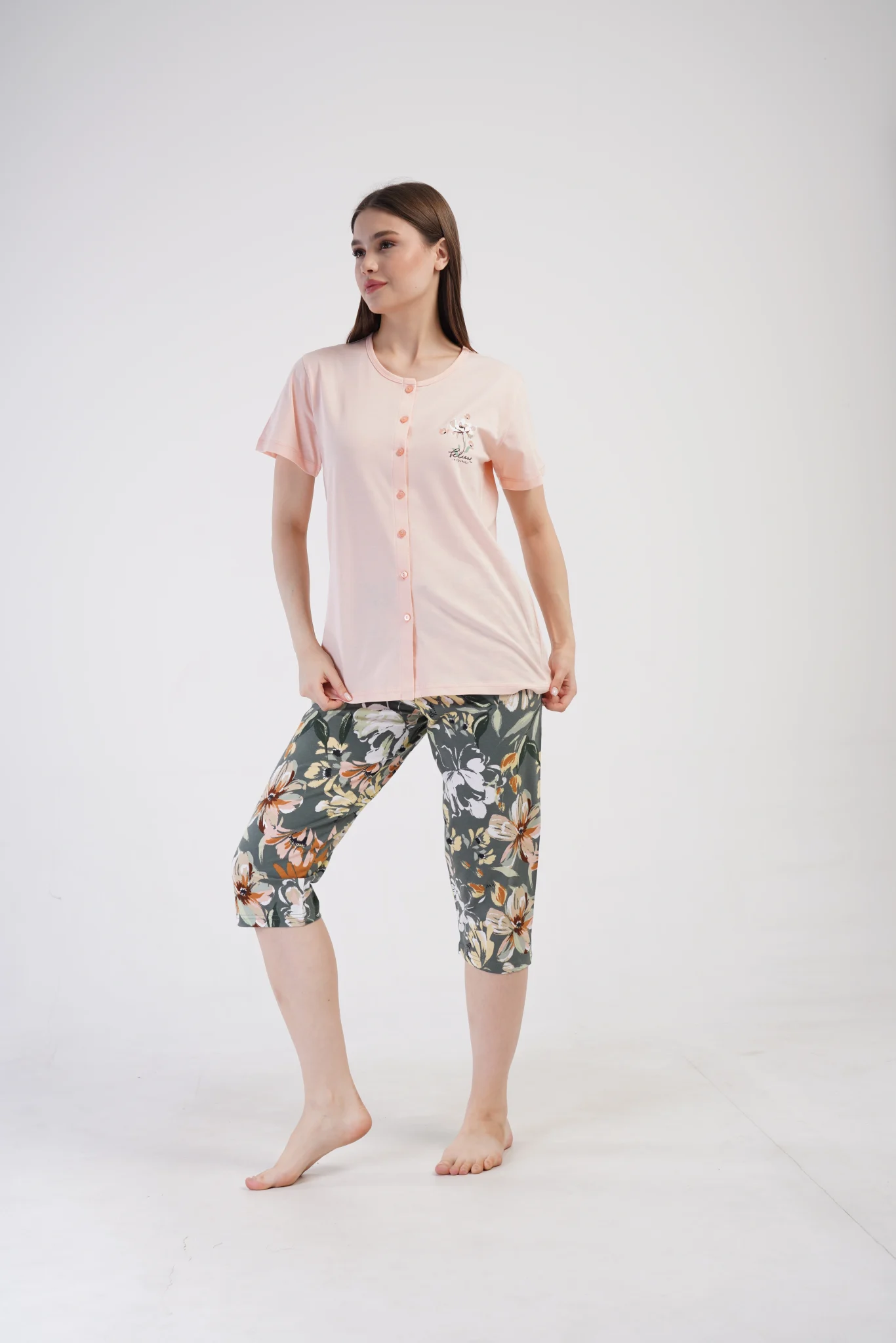 PIŻAMA DAMSKA model: 4100380171 (1XL, 2XL, 3XL, 4XL) - obrazek 3