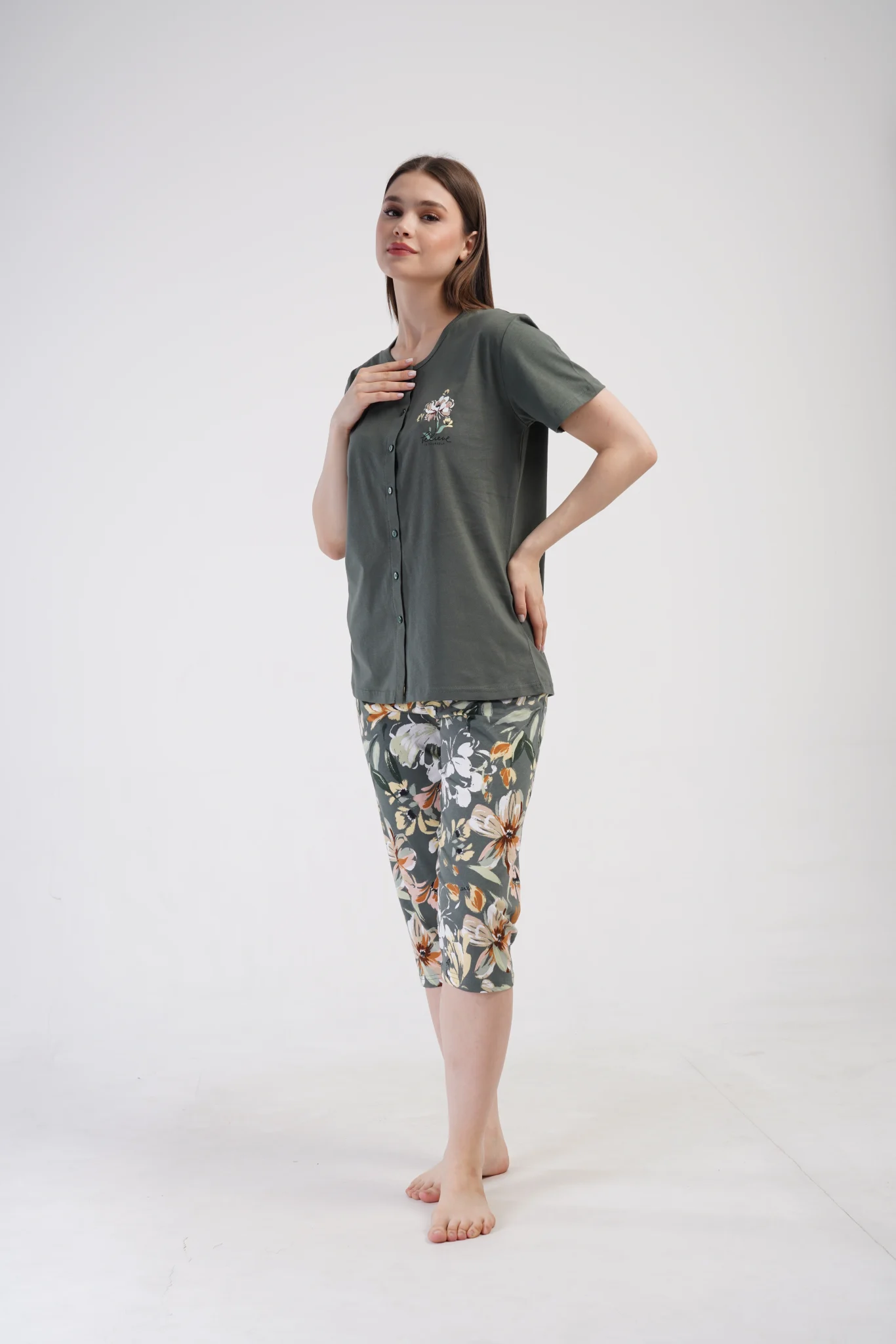 PIŻAMA DAMSKA model: 4100380171 (1XL, 2XL, 3XL, 4XL) - obrazek 5