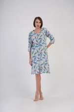 SZLAFROK DAMSKI na suwak model: 4082168866 (M, L, XL, XXL) - obrazek 4