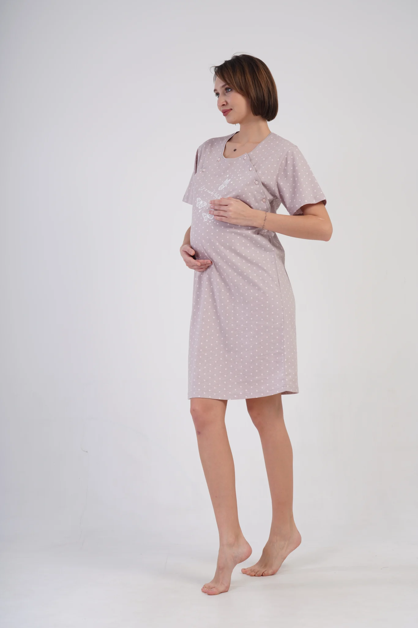 KOSZULA DAMSKA do karmienia model: 4082721405 (S, M, L, XL) - obrazek 4
