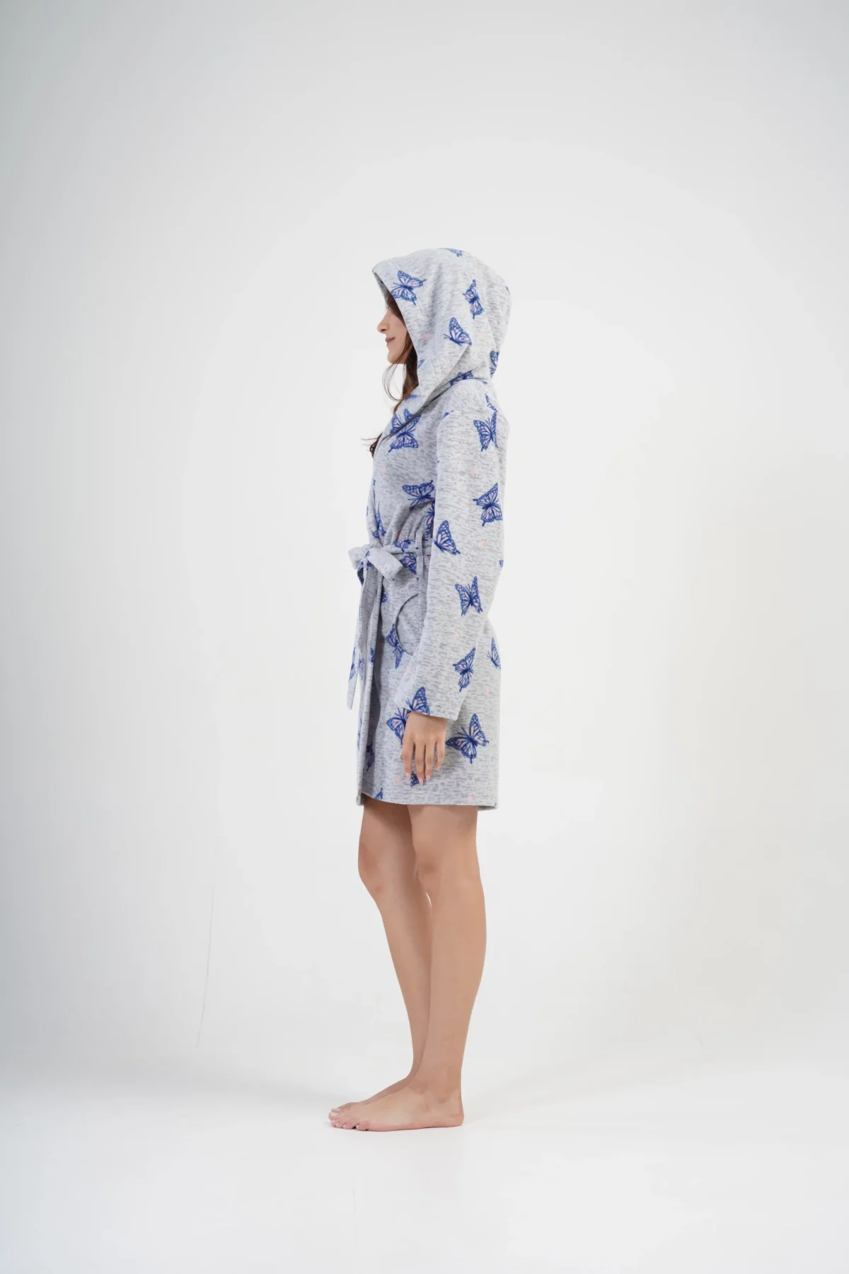 SZLAFROK DAMSKI polarowy model: 2031910196 (S, M, L, XL) - obrazek 4