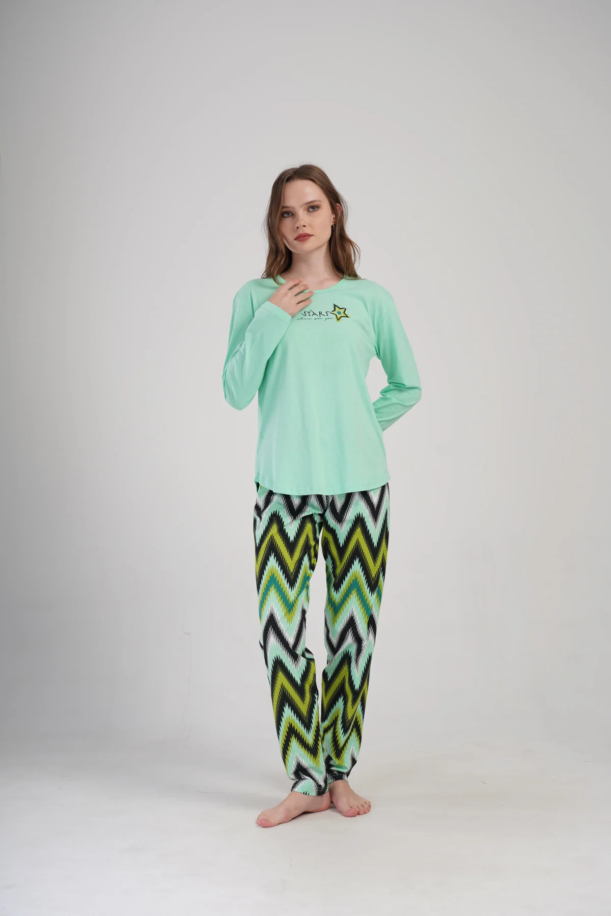PIŻAMA DAMSKA model: 4100210922 (S, M, L, XL) - obrazek 3