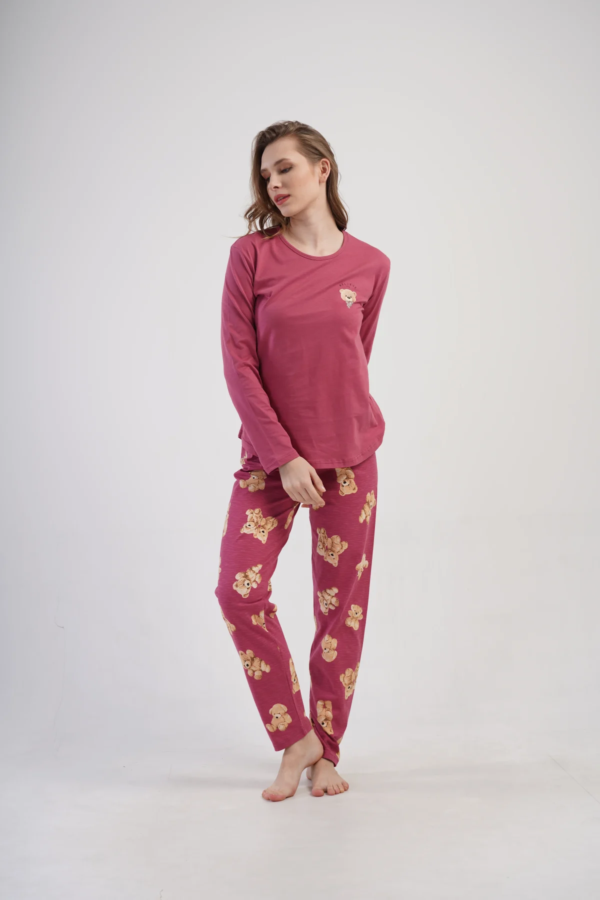 PIŻAMA DAMSKA model: 4100280613 (S, M, L, XL) - obrazek 3