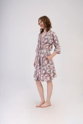 SZLAFROK DAMSKI bawełniany model: 4091310821 (1XL, 2XL, 3XL, 4XL) - obrazek 5