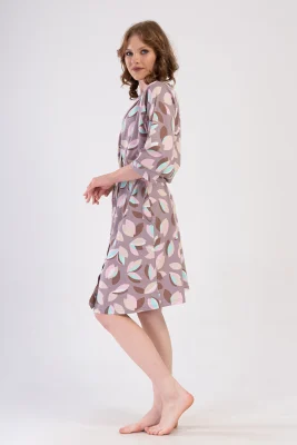 SZLAFROK DAMSKI bawełniany model: 4091310821 (1XL, 2XL, 3XL, 4XL) - obrazek 3