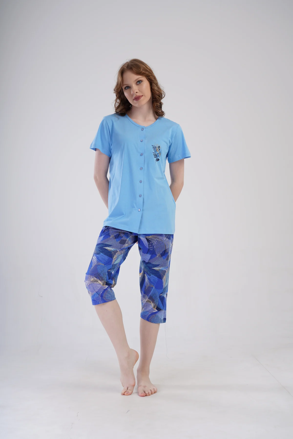 PIŻAMA DAMSKA model: 4100450663 (1XL, 2XL, 3XL, 4XL) - obrazek 3