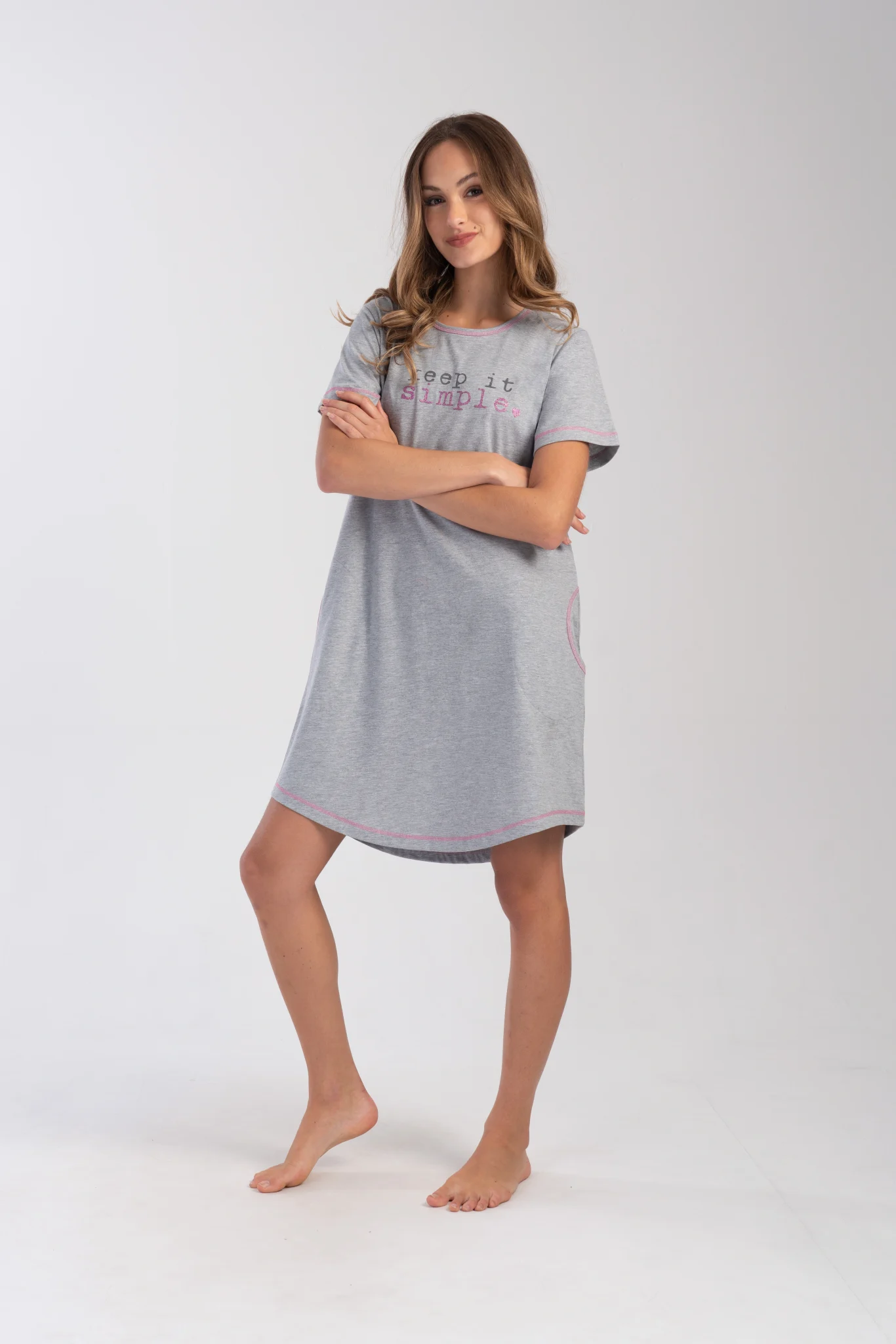 KOSZULA NOCNA DAMSKA model: 4040670000 (1XL, 2XL, 3XL, 4XL) - obrazek 3
