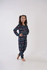 PIŻAMA DZIEWCZĘCA kombinezon model: 3080155227 (5/6, 7/8, 9/10, 11/12) - obrazek 4