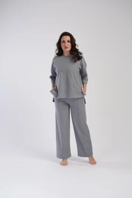 PIŻAMA DAMSKA interlock model: 4020250000 (1XL, 2XL, 3XL, 4XL) - obrazek 4
