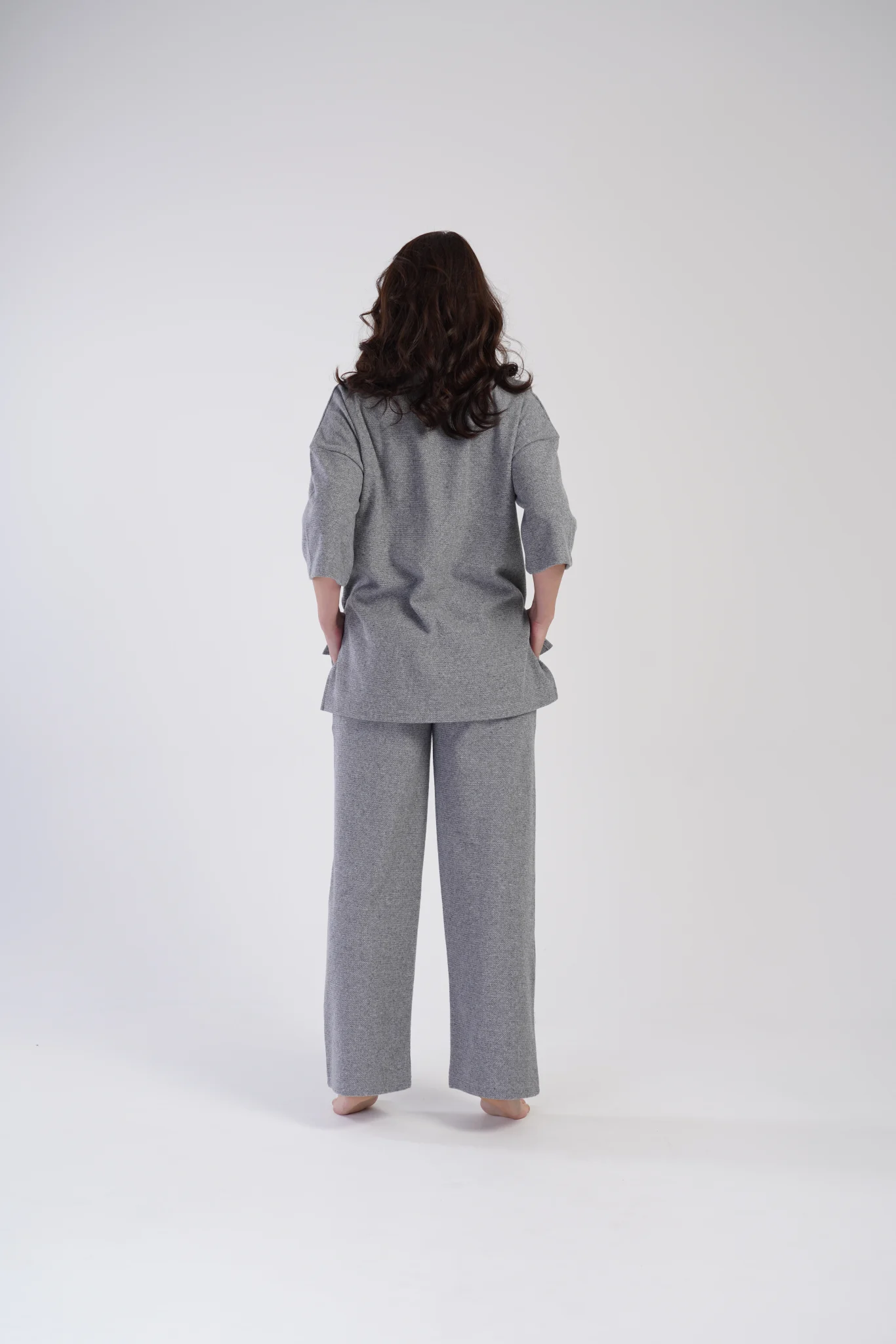PIŻAMA DAMSKA interlock model: 4020250000 (1XL, 2XL, 3XL, 4XL) - obrazek 2